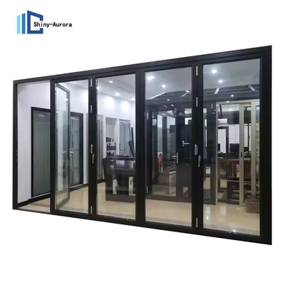 درب کشویی شیشه ای با قاب آلومینیومی