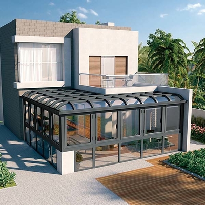 پروفیل آلومینیومی صاف اتاق آفتاب محافظت از UV درب کشویی اتاق آفتاب